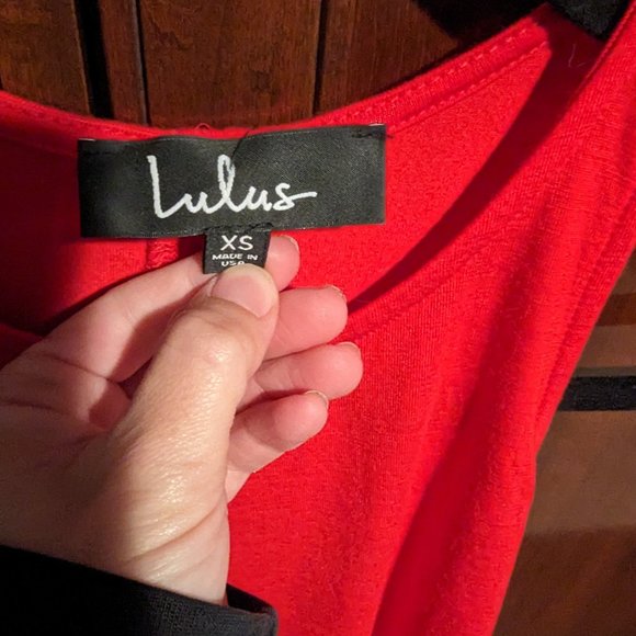 Lulus Red Dress XS - Picture 3 of 5